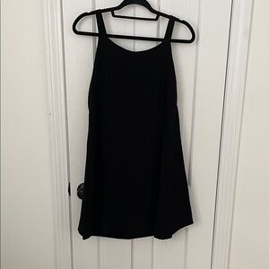 Club Monaco Classic Black Mini Dress with big back bow detail